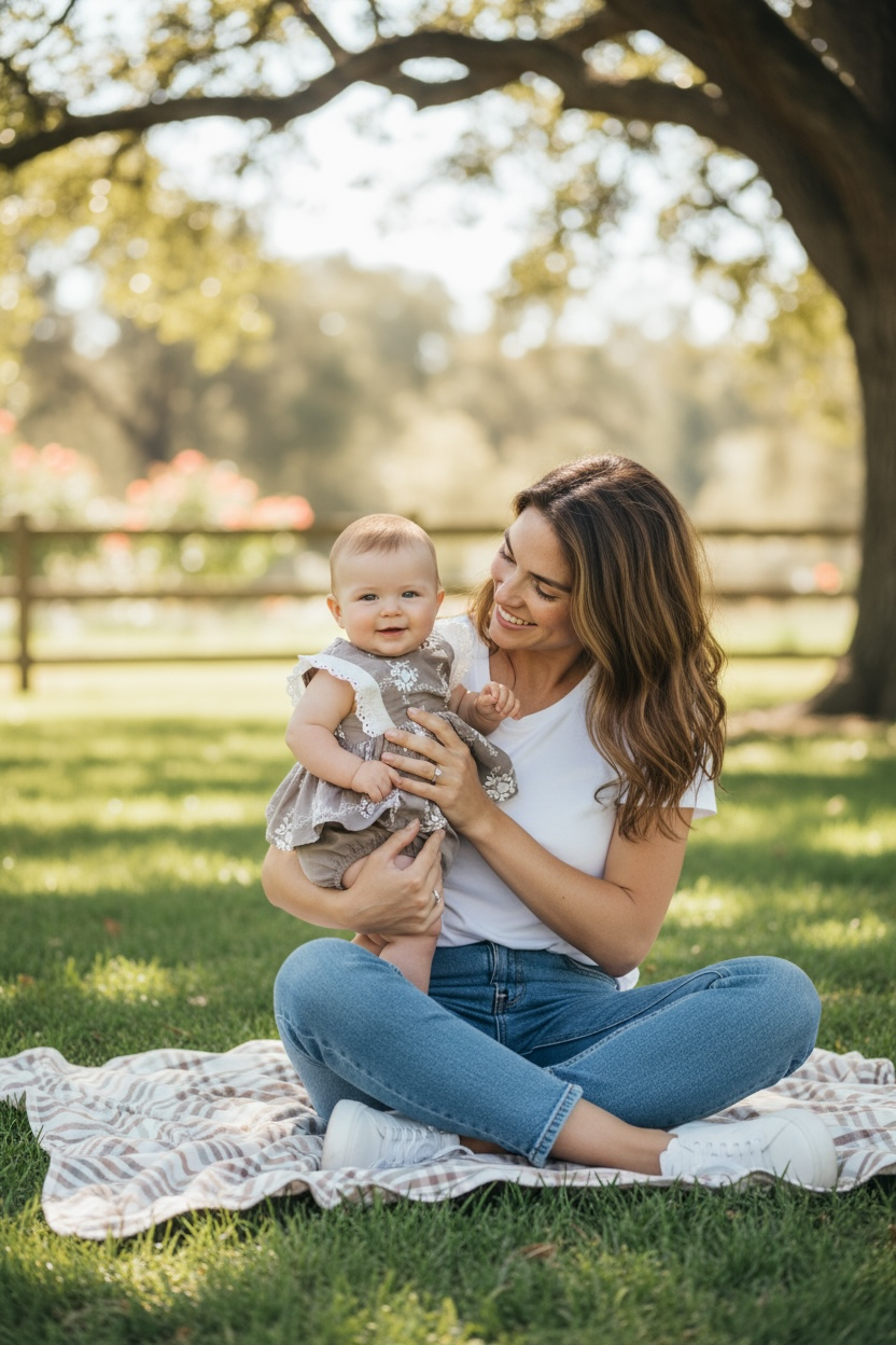 Romper para niñas manga corta