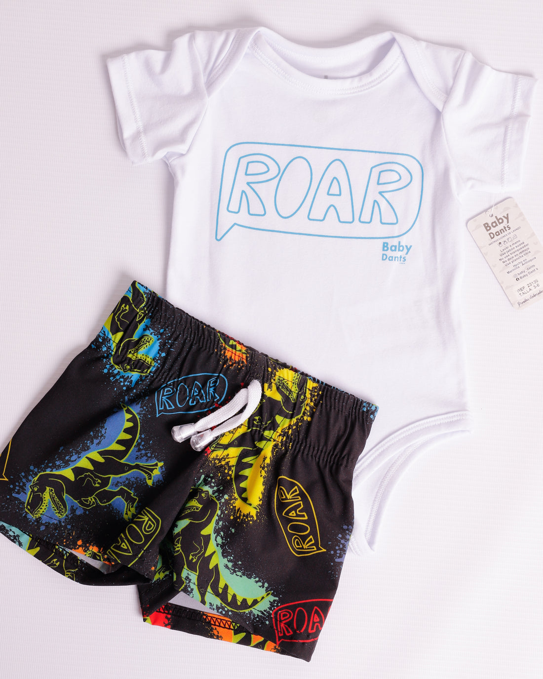 Set Roar mameluco y pantalón corto