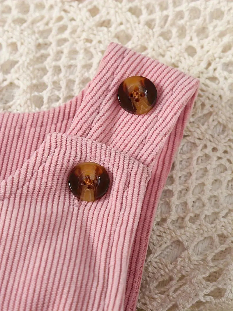 Monos Rojos para Bebé con Bordado de Corazón