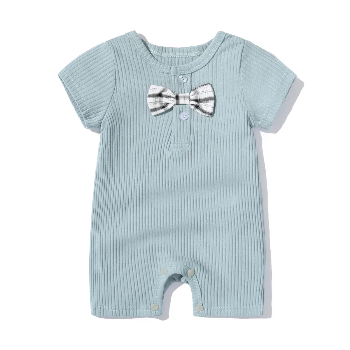 Quimono de una pieza de manga corta con lazo