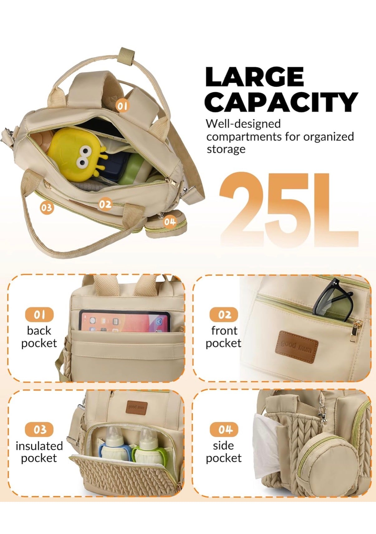 Backpack Diaper Bag