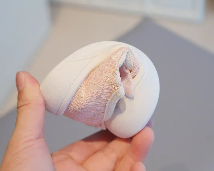 Calzado Velcro Flat Bow