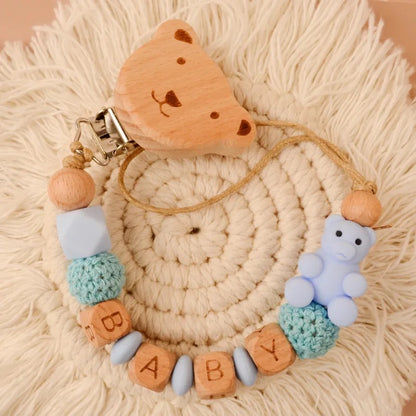 Bear pacifier chain