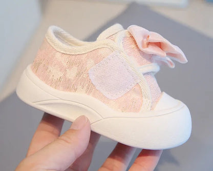 Calzado Velcro Flat Bow