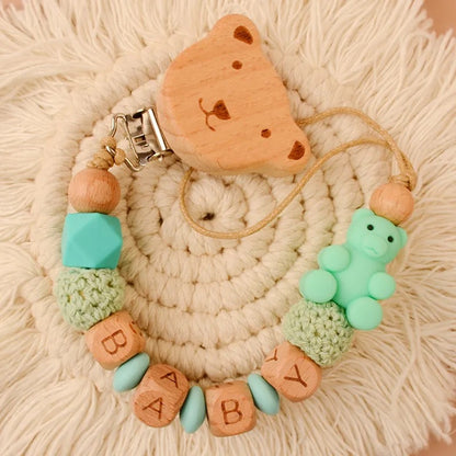 Bear pacifier chain