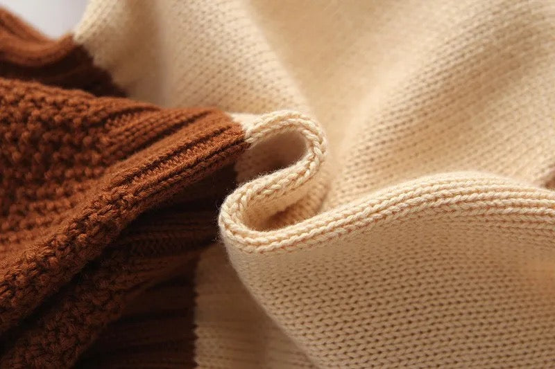 Romper con cuello de volante tejido