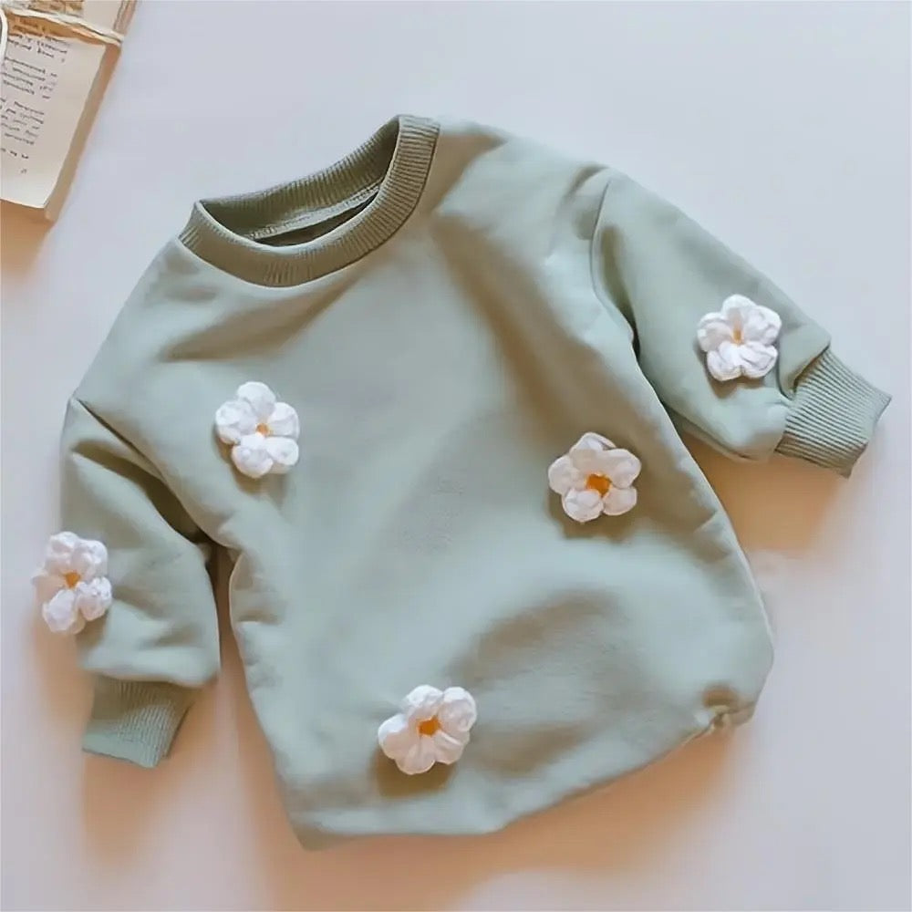 Romper con diseños 3D bordado
