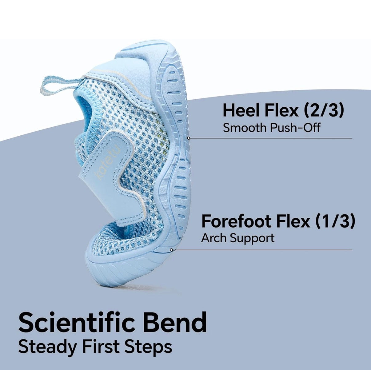 Tenis Ketetu toddler wide toe