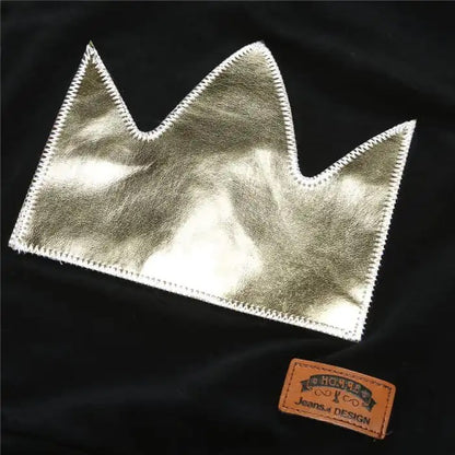 Set de corona dorada