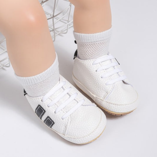 Tenis unisex en cuero para bebés