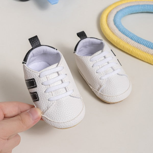 Tenis unisex en cuero para bebés