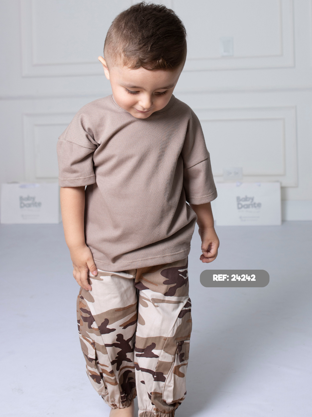 Set Mati Café T-shirt y jogger