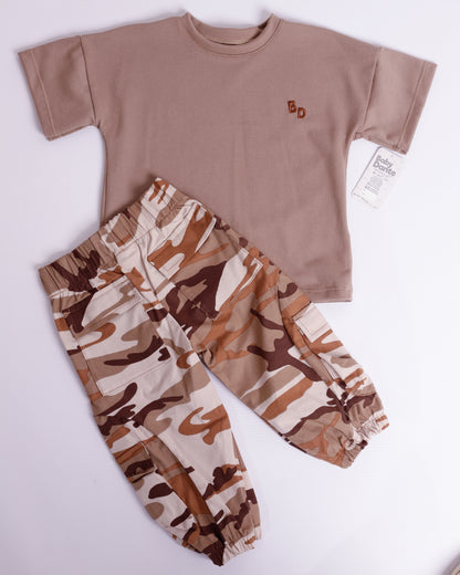 Set Mati Café T-shirt y jogger
