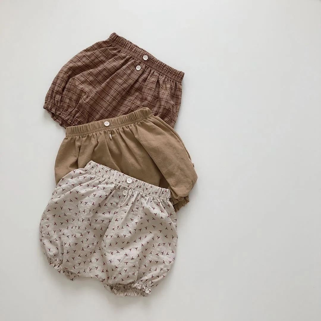 Pantalones cortos con estampado sencillo