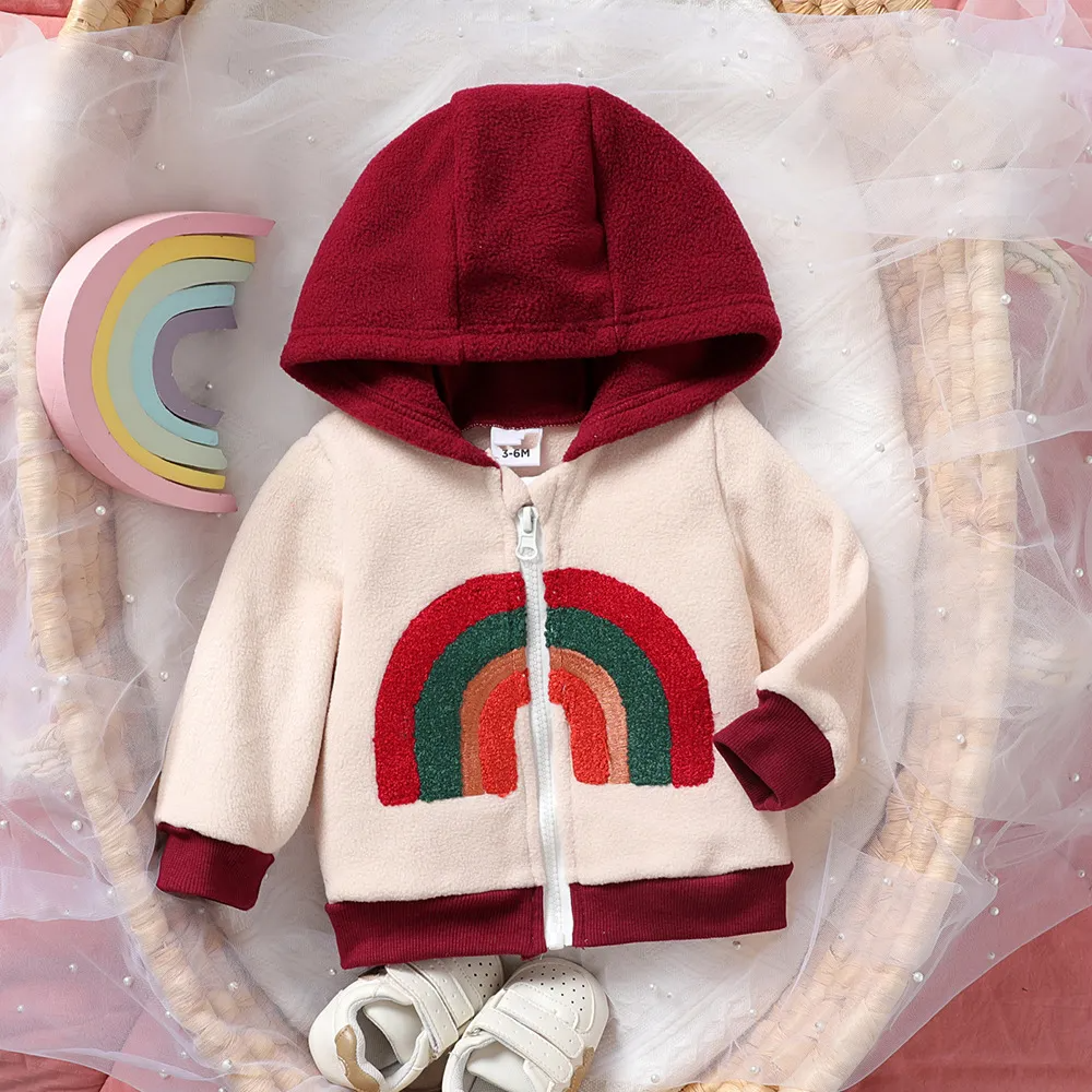 Chaqueta de manga larga con arcoíris