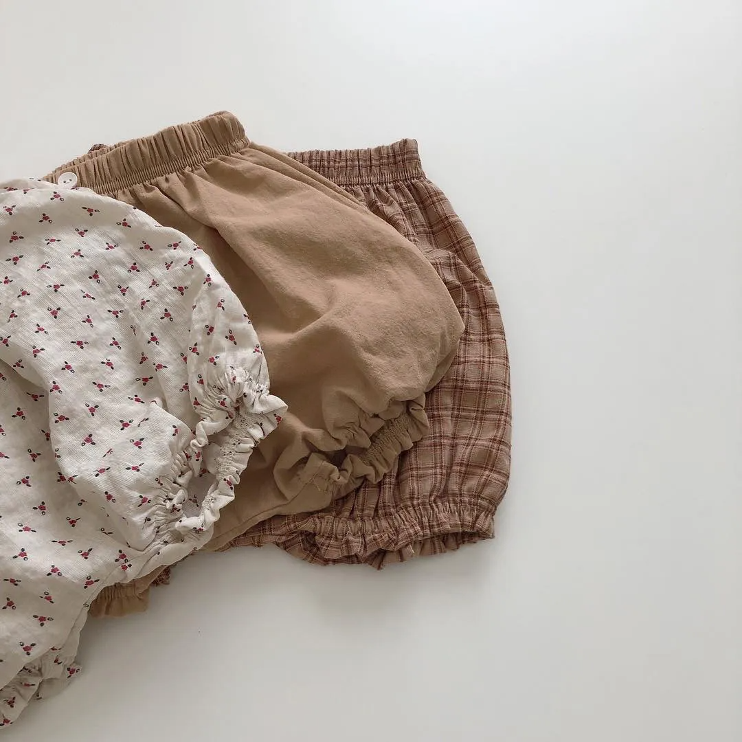 Pantalones cortos con estampado sencillo