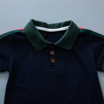 Mameluco POLO de cuello de manga corta